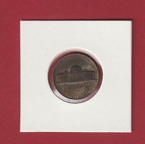 1964 Jefferson Nickel Improperly Annealed Black Beauty - 369