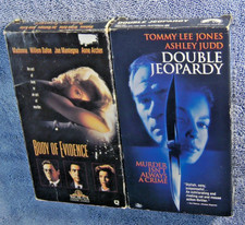 VHS Lot 2 Body of Evidence Double Jeopardy Thriller Movie ISBN 0-7928-1935-7