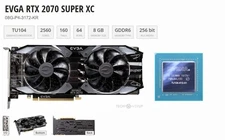 EVGA RTX 2070 SUPER XC 8GB GDDR6 Graphics Card✅ 3x DP HDMI USB Type-C✅