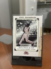 2002 Fleer Triple Crown Barry Bonds 2001 Scrapbook Card #248 - SF Giants