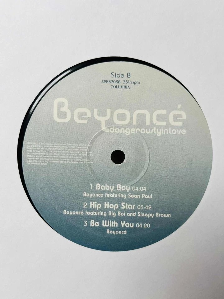 Beyonce / Dangerously In Love Album Sampler 2003 UK Vinyl Columbia XPR 3703 - Image 4 of 4