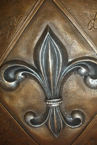Fleur De Lis Wall Plaque French Art Home Decor 23037 - Picture 2 of 4