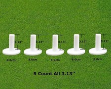 Golf Rubber Tees Driving Range Value 5 Pack, Same Sizes or Mixed Sizes