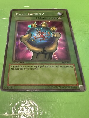 VINTAGE Dark Energy SDK-020 Mint DECK YUGIOH CARD 1St Edition | eBay VINTAGE Dark Energy SDK-020 Mint DECK YUGIOH CARD 1St Edition | eBay
