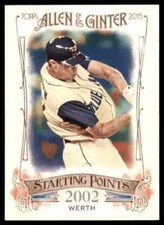 2015 Topps Allen & Ginter Starting Points #SP-100 Jayson Werth Toronto Blue Jays