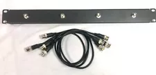 Front Mount Antenna Rack Kit GOLD BNC fits Shure Wireless 4 20" Cables   FMP420