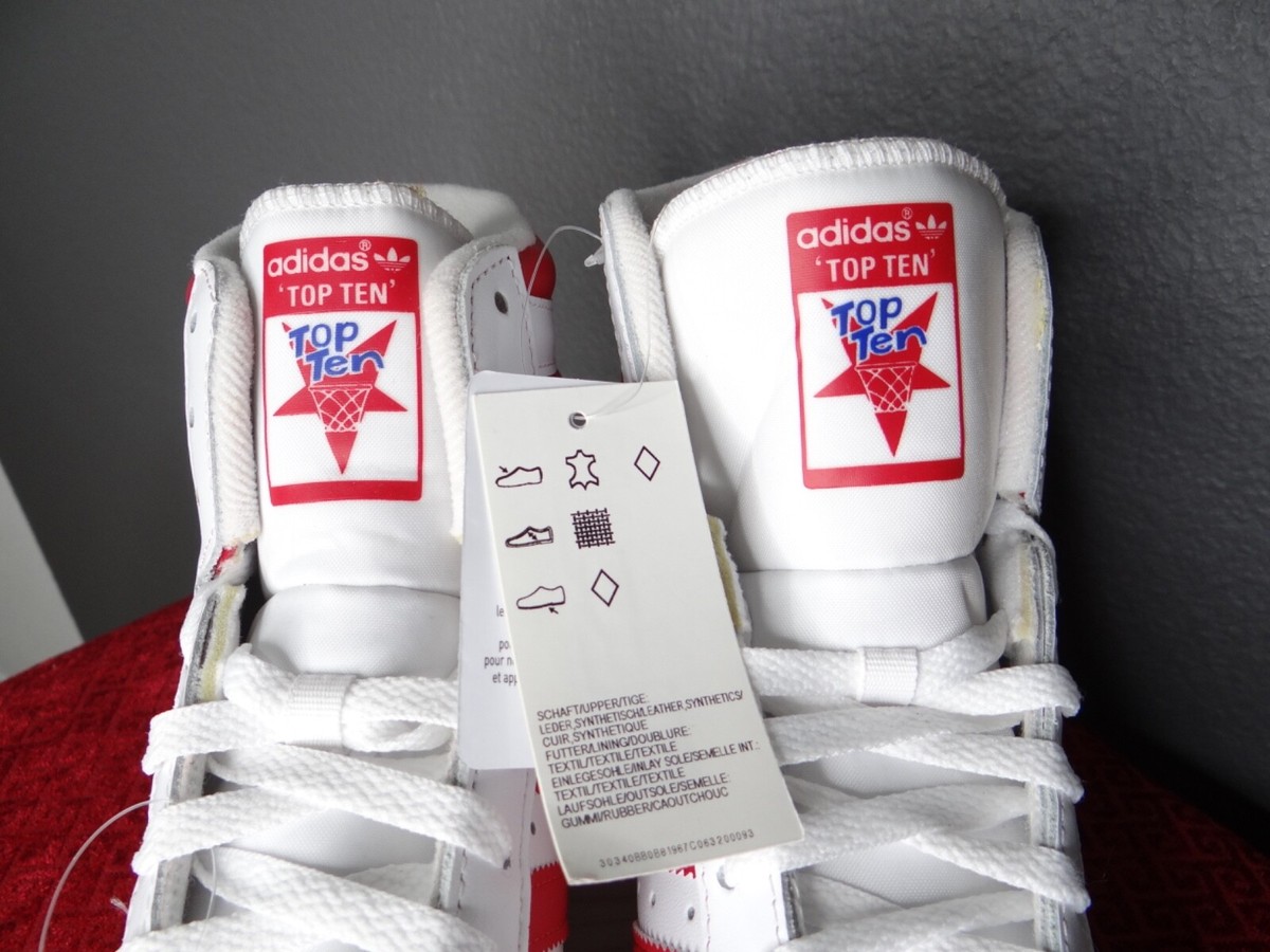 adidas ホワイト/レッド シューズ ベルクロ　25.5㌢ Red sneakers and shoes adidas Originals | FLEXDOG