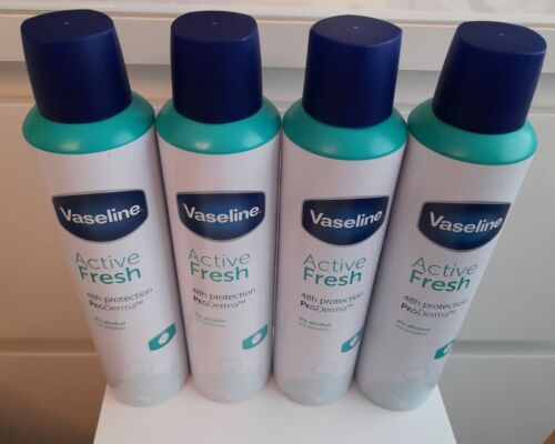 Vaseline Active Fresh ProDerma Antitranspirant Deodorant für Frauen X4 250ml - Bild 1 von 4