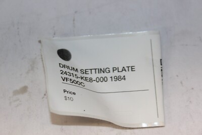 DRUM SETTING PLATE 24315-KE8-000 1984 VF500C Honda Magna | eBay