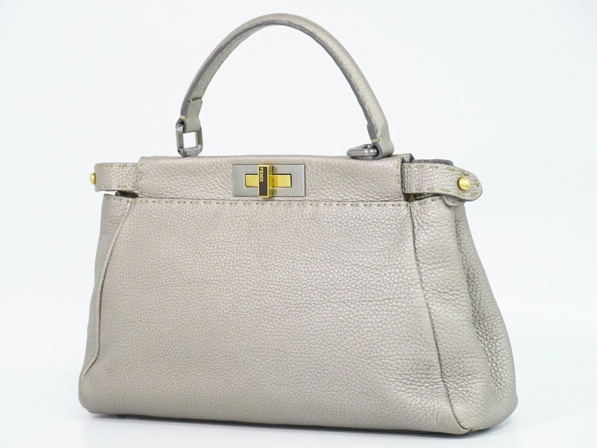 Fendi peekaboo best sale gray