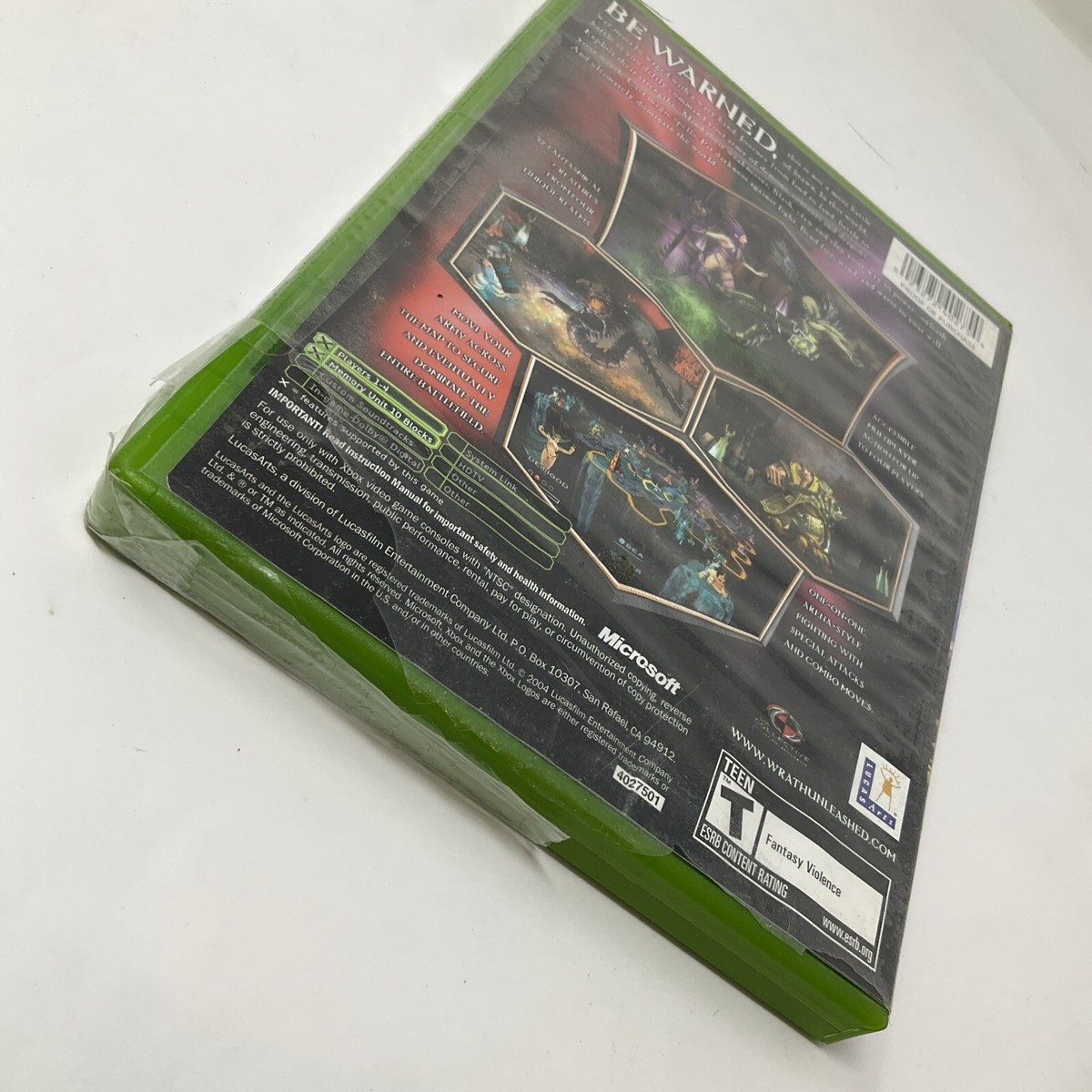 Jeu Wrath Unleashed Complet Sur Xbox (1ère Génération) - Très Bon état