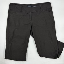 The Limited Womens Dress Pants Size 8 Brown Cotton Stretch Straight Leg