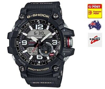 Casio G Shock Black Twin Sensor Mudmaster Gg1000 1a Gg 1000 1adr Au Stock Ebay