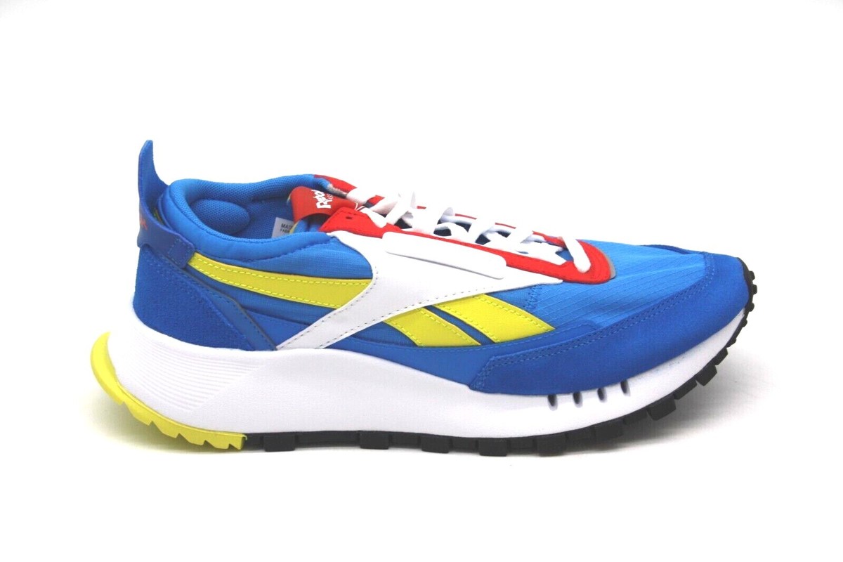 MEN'S REEBOK CLASSIC LEGACY FY7429 Dynamic Blue Yellow RUNNING