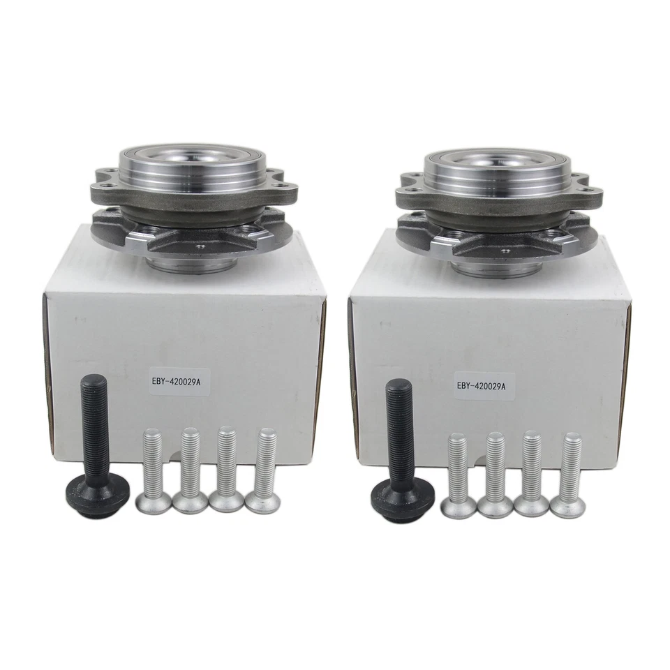 Par de bujes de rueda delanteros/traseros + cojinetes para Audi A4 A5 A6 A8 Allroad S4 S5 S6 S7 S8 Foto 2 de 4