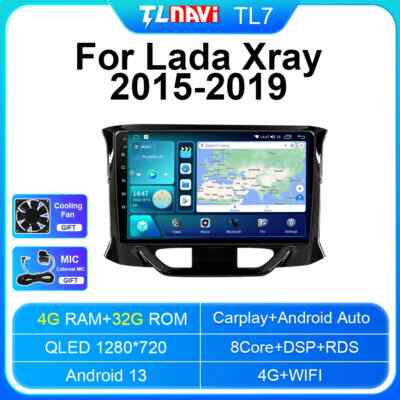 For LADA XRAY 2012-2019 4G GPS Carplay Car Stereo Radio Multimedia Video Player