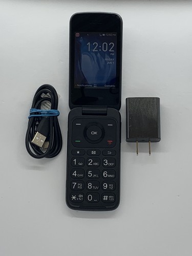 Teléfono abatible prepago TCL Flip Pro 4 GB (Negro) Verizon 4G LTE excelente estado - Imagen 4 de 6