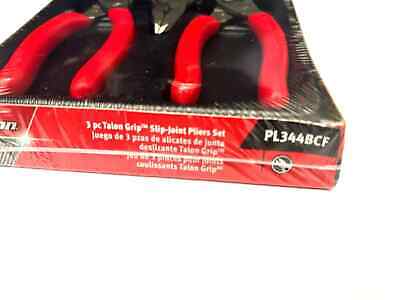 SNAP ON TOOLS USA PL344BCF 3 Piece Slip Joint Pliers Set Red SNAP ON TOOLS USA PL344BCF 3 Piece Slip Joint Pliers Set Red