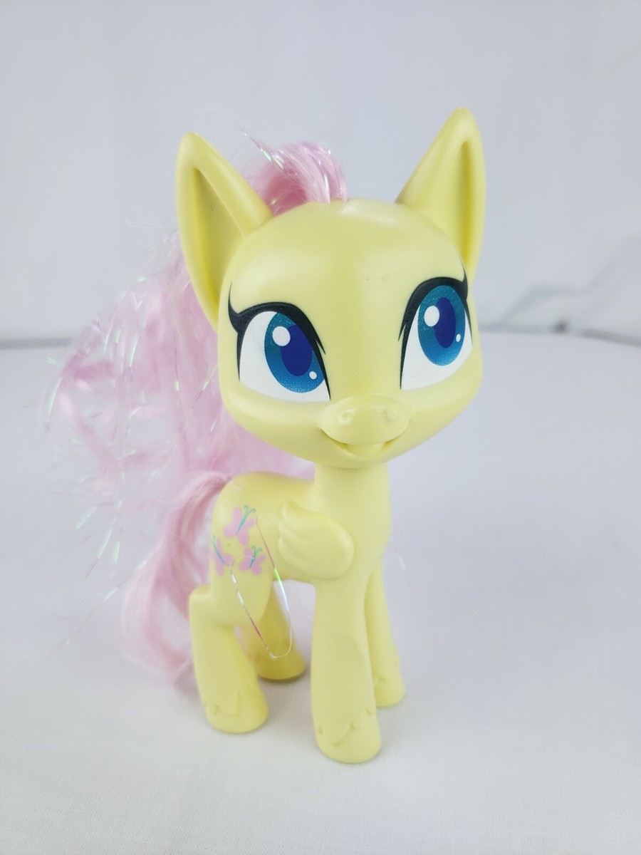 My Little Pony FLUTTERSHY Tinsel Hair Yellow Pink 2019 Mega