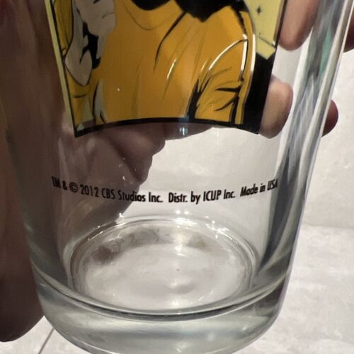 Star Trek Original Series Glass Capt. Kirk 2012 CBS Studios - 16oz - Bild 3 von 7