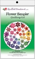 Quilled Creations Quilling Kit-Flower Sampler