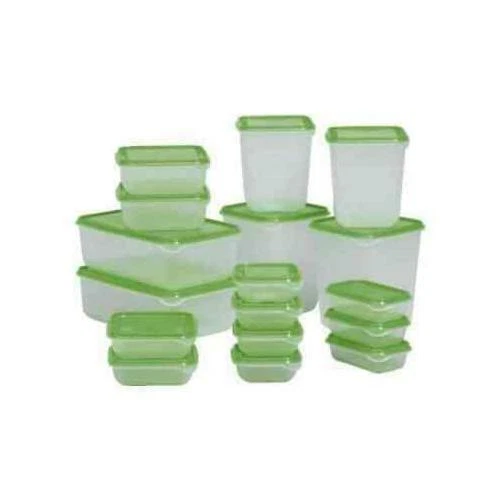 Ikea Pruta Food Container 601.496.73, Set of 17, Green