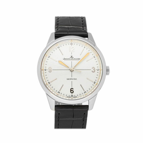 Jaeger LeCoultre Master Control Moon Steel Mens Watch 140.8.98.S 