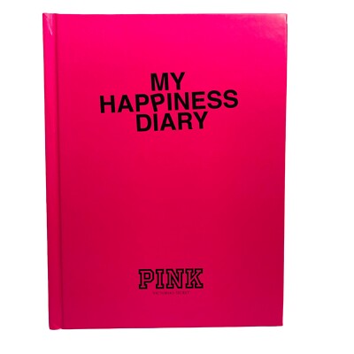 Victoria Secret Hot Pink Diary Motivation Journal My Happiness Diary Open Dates