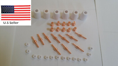 Zeny Plasma Cutter Consumables 40pcs fits Zeny CUT50 PT31 & LG40 EXTENDED USA 