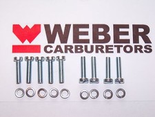 Weber DCOE Float Lid + Well Cover screws . Single 40 / 45 / 48