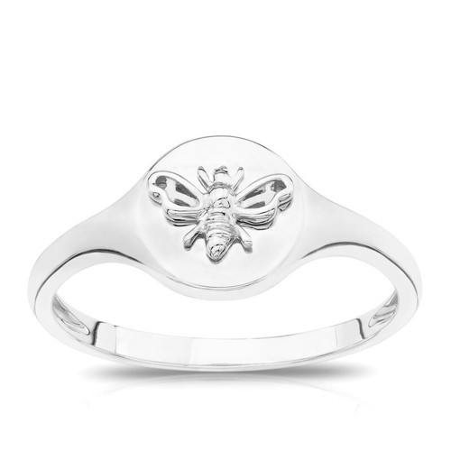 Enfants Uni Chevalière Coeur D-K Sterling Argent