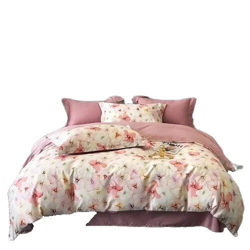 棉混纺波西米亚被套和床上用品套装