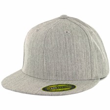 Flexfit 210 Fitted Flex Hat (Heather Grey) Me...