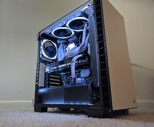 Snow White Custom Gaming Pc I7 7700k 5 00ghz Gtx 1080 16gb Ram 256gb Ssd Ebay