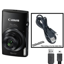 Canon IXUS 170 Digital Camera USB Cable Transfer Cord Replacement