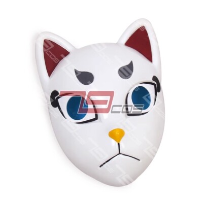 Anime Demon Slayer Tomioka Giyuu Full Face Mask Resin Party Cosplay Prop