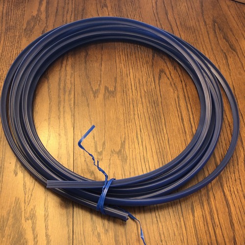 21ft Roll of 3/4" Blue Plastic T-Molding for Arcade Game, MAME Cabinet, Tables