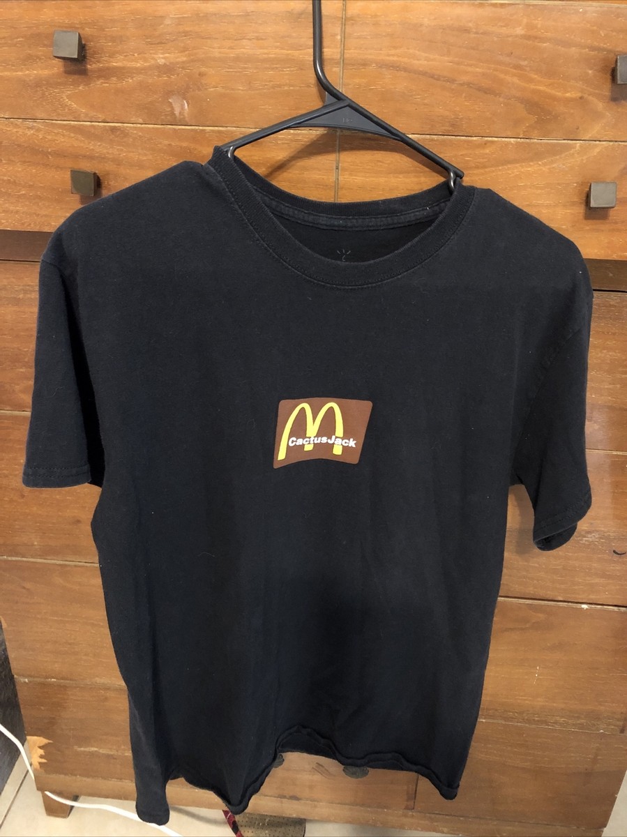Tee Shirts Travis Scott Mcdonald Maglietta Travis Scott Meal [T