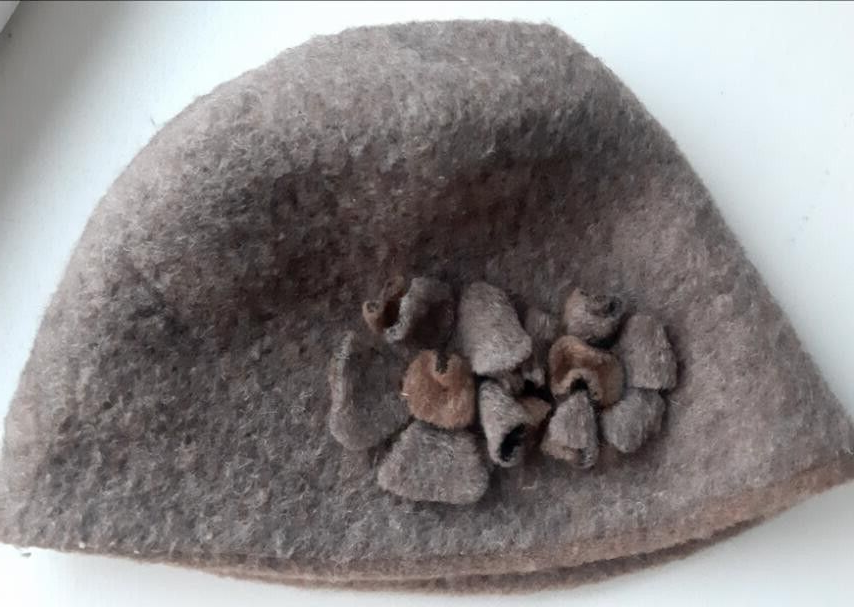 Firenze Angiolo Frasconi Brown Wool Hat Cappelli Per Signora  display picture 3