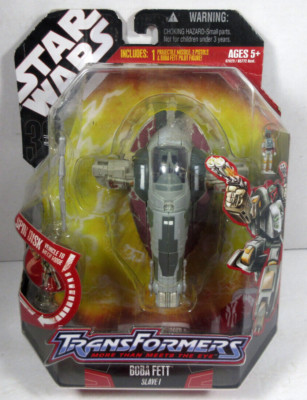 2007 Hasbro Star Wars Transformers Boba Fett Slave 1 action figure toy new