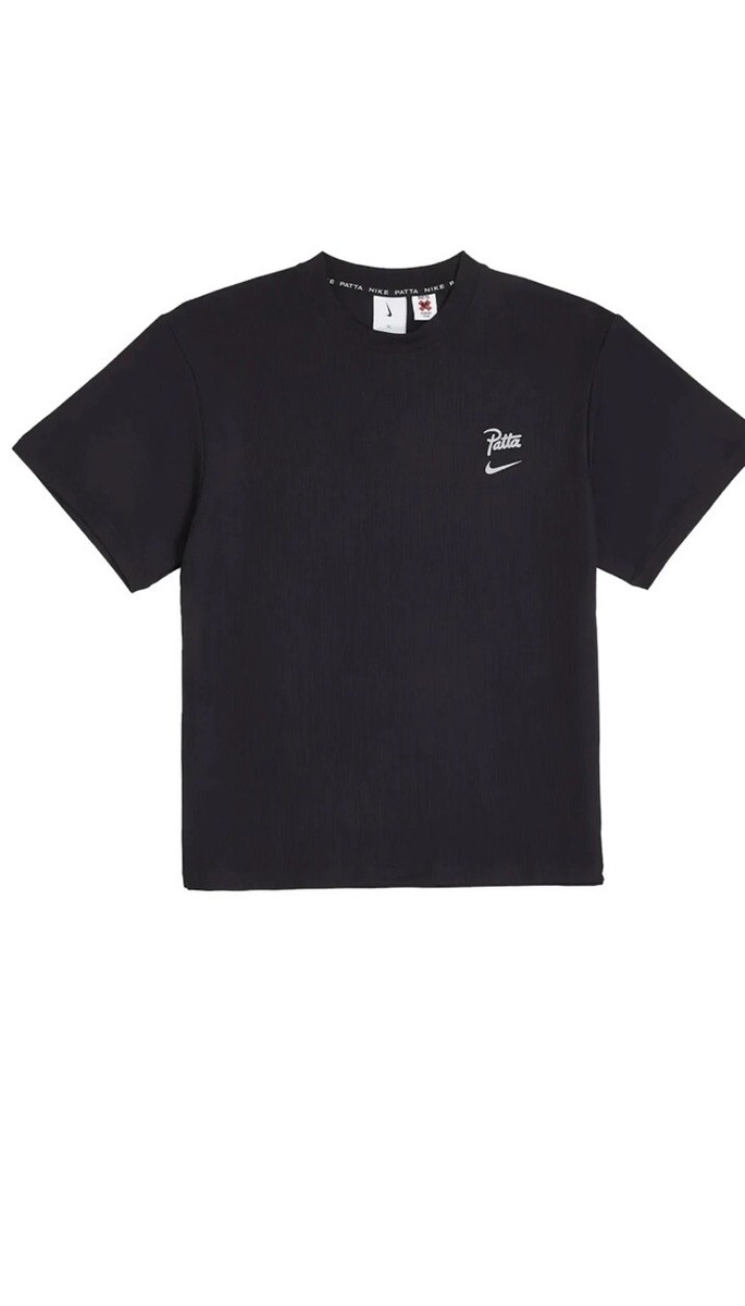 Nike x Patta Running Team Men's T-shirt FJ3032-010 Men's Size