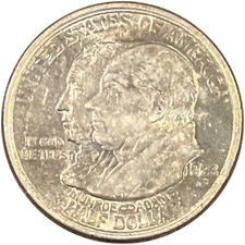 1923-S U.S. Silver Monroe Commemorative Half Dollar Choice Original Scarce AU+