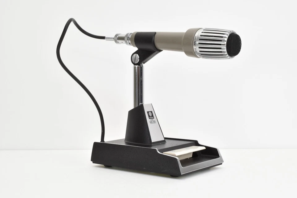 * UNUSED * TRIO MC-50 KENWOOD Stand Microphone 4 Pin Dynamic Microphon Ham Radio - Image 4 of 4