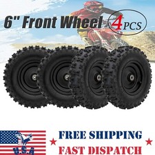4PCS 4.10-6 Front Wheel Tire With Rim For Go Kart ATV Quad Buggy Scooter E-Bike