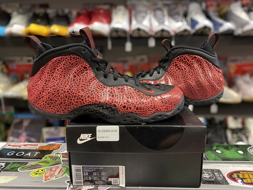 lava red foamposites