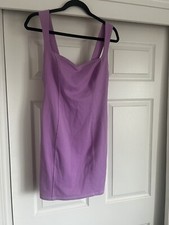 ASTR the Label Sterotype Dress Lilac Bodycon Stretch Mini Sz M, Sweetheart Neck