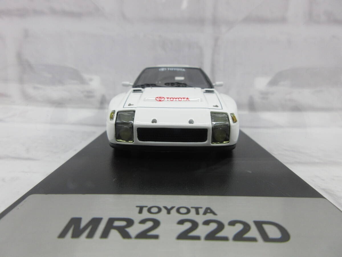1:43 CM's Corporation Toyota MR2 222D White Model Car 3S-GTE KKK