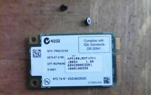 Toshiba Satellite A305-S683 15,4" WiFi WLAN Karte G86C0002PB10,V000100330 - Bild 2 von 3
