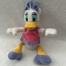 14" Daisy Duck Plush Stuffed Animal Toy Doll Mickey Mouse Club House Pink Dress