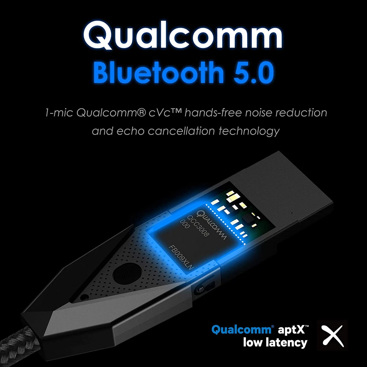 Aptx Bluetooth 5.0 Receiver with Qualcomm CSR Wireless Car Kit for